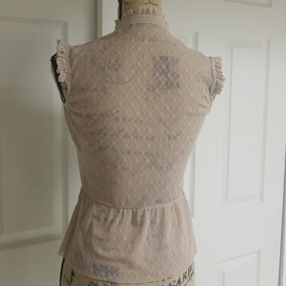 Free People Sheer Lace Top - Picture 6 of 8